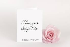 A2 Greeting Card Invitation Psd Mockup Graphic By Leo Flo Mockups Creative Fabrica In 2020 Stationery Mockup Invitations Free Website Templates