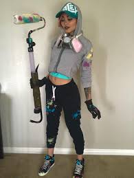We love fortnite and we love all the interesting and vibrant characters and click on any of the costumes to be taken to the amazon product page for each one. Self Teknique From Fortnite By Kawaiiwaiku Cosplay Http Bit Ly 1pirklu Cute Halloween Costumes Character Halloween Costumes Halloween Costumes