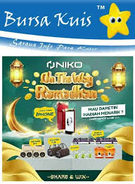 Anda berkesempatan memenangkan hadiah grand prize rp 260 juta. Kuis Online Promo Ramadhan Niko Speaker On The Way Ramadhan 2021 Berhadiah Iphone Dan Hadiah Menarik Lainnya Bursa Kuis Online Info Kuis Dan Lomba Online Berhadiah