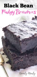 Black Bean Brownies With Mix Black Bean Brownies Bean Brownies Brownie Recipes Healthy Brownie Recipes