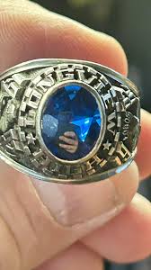 Looking for a 1981 KHS Keyser high school class ring. Has a blue star burst  stone. Has my maiden name in cursive