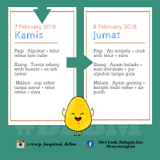 Menu Kurusan Dlama 7 Hari Ala Debm Diet Enak Bahagia Dan Menyenangkan Facebook