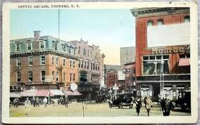 Antique Gettys Square Yonkers Ny Postcard Signs By Oakwoodview 1910s Yonkers Yonkers New York Getty Square