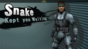 Snake can be unlocked through various means, both by playing classic mode, vs. Snake Super Smash Bros Wii U Mods