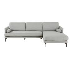 Light Grey 5 Seater Right Hand Corner Sofa Alaska On Maisons Du Monde Take Your Pick From Our Furniture And Acc Corner Sofa Pull Out Bed Grey Chaise Sofa Sofa