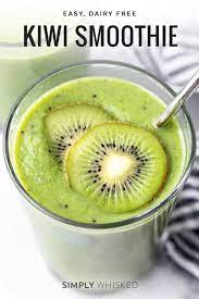 Apple Kiwi Green Smoothies Recipe Kiwi Recipes Kiwi Smoothie Kiwi Smoothie Recipes