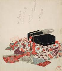 Still Life With Origami Japanese Art Japanese Painting Japanese Inro