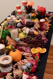 A Sumptuously Spooky Halloween Grazing Table Halloween Party Diy Big Party Spooky Halloween