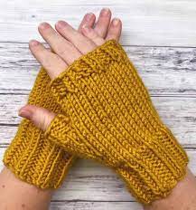 Grab a skein of soft, pretty yarn and choose one of these free fingerless gloves knitting patterns for your next weekend project. Easiest Fingerless Gloves Knitting Pattern Love Life Yarn