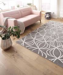 Hochflor Teppich Carina My Home Rechteckig Gesamthohe 30 Mm In Grau Weiss Gemustert Teppich Wohnzimmer Home Decor Decor Contemporary Rug