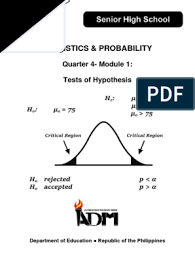 You can download one or more papers for a previous session. Statprob11 Q4 Mod1 Tests Of Hypothesis Version2 Statistical Hypothesis Testing Type I And Type Ii Errors