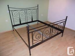 Shop for beds and bed frames to create the perfect solution for your bedroom. King Size Sturdy Metal Bed Frame Ikea Noresund For Sale In Glendora Ca 5miles Buy And Sell