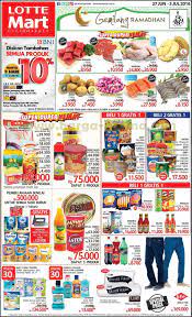 Mulai dari fashion, peralatan masak, sayuran, daging (sapi, ikan, ayam, dll), elektronik, makanan ringan (snack) dan minuman, barang kebutuhan rumah tangga, produk bayi, hingga produk. Katalog Promo Lottemart Hypermarket Weekday Weekend Promo Periode 27 Juni 03 Juli 2016 Up To Date Post