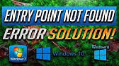 I need a fix for: Solved Photoshop Exe Entry Point Not Found Error Not Working On Windows 10 Youtube