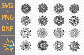 Download Mandala Svg Png Dxf Digital Files Include By Svgstoreshop Thehungryjpeg Com