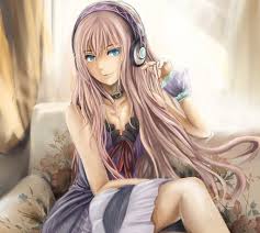 Anime girls are not reasonable with regards to their physical highlights. Sexy Hot Anime Girl Megurine Luka Headphones Vocaloid Poster My Hot Posters