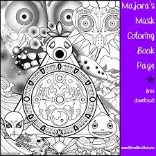 Speaking of zelda and majora's mask, how about that other character that is making a name for herself. Legend Of Zelda Majora S Mask Coloring Book Page Life Well Hustled