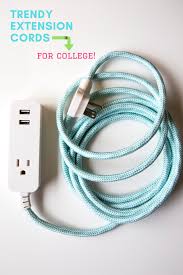 Coordinate A College Space With Cordinate Trendy Extension Cords For College From Jascoproducts Cordinateme Ad Household Hacks Dorm Organization College