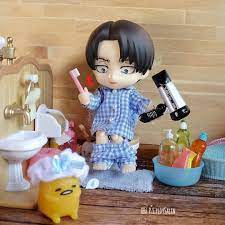 ploysalin on instagram levi was pretty this morning for patrol while he was in the hurry he noticed an egg was pr toys photography good smile nendoroid