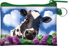 3D Lore Live Life Curious Cow Purse, 10 cm, Multi-Coloured (Multicolour) :  Amazon.de: Fashion