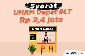 Pelaku umkm yang telah mengajukan bantuan blt umkm rp 2,4 juta dan dinyatakan lolos akan mendapatkan pemberitahuan melalui pesan singkat sms dari bank penyalur (bri, bni dan bank. Masih Dibuka Berikut Cara Dapatkan Blt Umkm Rp 2 4 Juta Halaman All Kompas Com