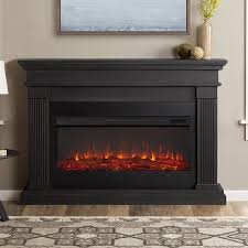 The authentic looking log set creates the ambiance of a genuine wood burning fire, while the tempered glass frames the flames for a modern twist. Real Flame Beau Electric Fireplace Reviews Wayfair