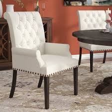 Three Posts Bumgardner Upholstered Dining Chair Reviews Wayfair Upholstered Dining Chairs Round Back Dining Chairs Dining Chairs