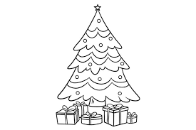 Christmas Tree Coloring Pages Free Printable
