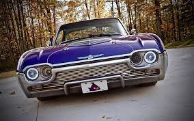 Download Wallpapers Ford Thunderbird 4k Retro Cars 1964 Cars Tuning American Cars Ford Besthqwallpapers Com Retro Cars Ford Thunderbird Concept Cars