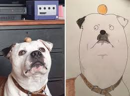 Contact unleished art for yours toay. I Have Never Drawn In My Life But I Am Doing Crappy Pet Portraits To Raise Money For Charity 30 Pics Bored Panda