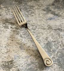 Helmick Welch Ammonite Salad Fork Stainless Flatware Glossy Korea 6 5 8 79914360524 Ebay Stainless Flatware Fork Salad Fork