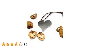 Genuine Stainless Steel Nutcracker Shape Heart Including Leather Strap