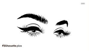 Cartoon Eye Lashes Silhouette Clip Art Silhouette Pics Cutout silhouette eyelash curler icon outline vector. silhouette pics