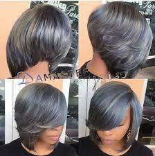 Grey Bob Quick Weave Hair Styles Gorgeous Gray Hair Weave Hairstyles