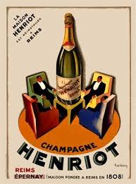 Henriot By De Valerio 1925 France Vintage Poster Reproductions This Poster Features Four Vintage French Posters Vintage Posters Vintage Advertising Posters