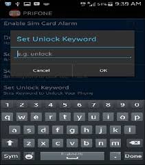 How do i get in touch to unlock it? Set Unlock Keyword Interface F Lock Screen Lock Screen Will Show If Download Scientific Diagram