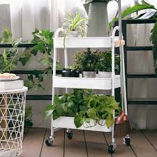 Utility Rolling Cart In 2021 Plant Stand Indoor Indoor Plants Plant Stand