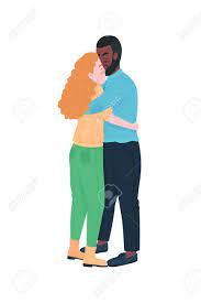Interracial Couple Hugging Flat Color Vector Detailed Characters.  Relationship Anniversary. Valentines Day Celebration Isolated Cartoon  Illustration For Web Graphic Design And Animation Royalty Free SVG,  Cliparts, Vectors, And Stock Illustration. Image ...