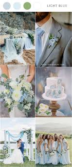 I love this color combo and it would be great for your summer wedding! 20 Light Blue Wedding Color Ideas For Spring Summer Wedding Page 2 Hi Miss Puff