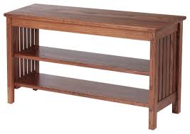 Amish mission style small console curio cabinet. Mission Style Solid Oak Tv Stand 41 Craftsman Entertainment Centers And Tv Stands By The Oak Furniture Shop