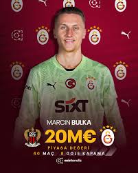 Asist - Galatasaray, Marcin Bulka transferi için Nice ile temaslara  başladı. Nice takımının Polonyalı kaleci için beklentisi 20 milyon Euro  seviyeleri. Pazarlıklarla rakamın daha da aşağıya düşeceği belirtiliyor.  (Ertan Süzgün) Sizce Bulka,