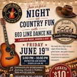 Country Night with Amanda & Kathleen from 603 Line Dance