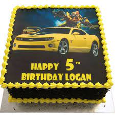 Title :bumblebee transformer birthday cake. Bumblebee Transformers Birthday Cake Flecks Cakes