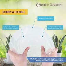 Saucers come in a variety of materials, costs, and construction. Plastic Plant Saucer 12 Inch 5 Pack I Love To Home Grow Home Grow Spices Fruits Weed And Herbs