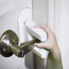 Plastic Baby Safety Door Lever Lock 3m Self Adhesive Blocker Handle Jammer Prevent Kids To Open Bedroom Bathroom Kitchen Door Door Locks Aliexpress