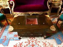 Add a glass top and legs and this would make an ideal coffee or side table. Japanese Hibachi Coffee Table Drawers At 1stdibs