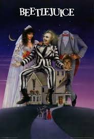 Beetlejuice Movie Poster 24x36 Beetlejuice Movie Tim Burton Movie Beetlejuice