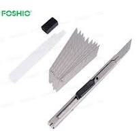 Foshio 30 Degree Art Knife Spare Snap Off Film Cut Carbon ...