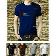 Agen kaos polos, pesan order di daerah indonesia. Baju Kaos Pria Lengan Pendek Pakaian Kaos Cowok Moder Terbaru Korea Kaos Pria Kombi Sablon Shopee Indonesia