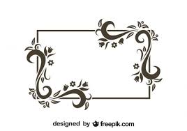 Download transparent floral vector png for free on pngkey.com. Retro Style Floral Frame Vector Graphics Free Vectors